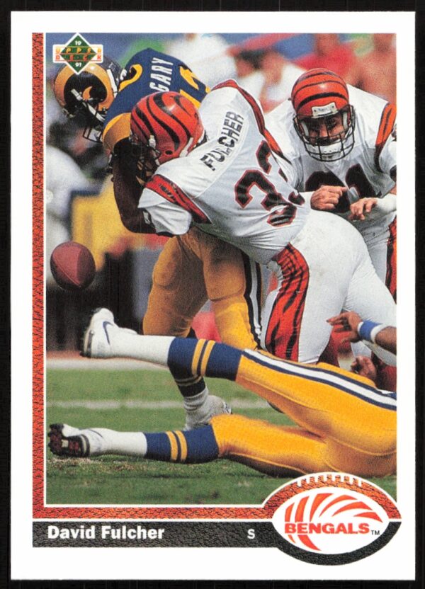 1991 Upper Deck David Fulcher #363 (Front)