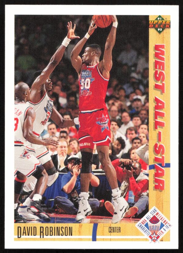 1991 Upper Deck David Robinson #58 (Front)