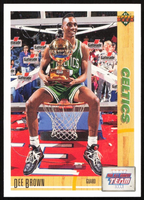 1991 Upper Deck Dee Brown #37 (Front)