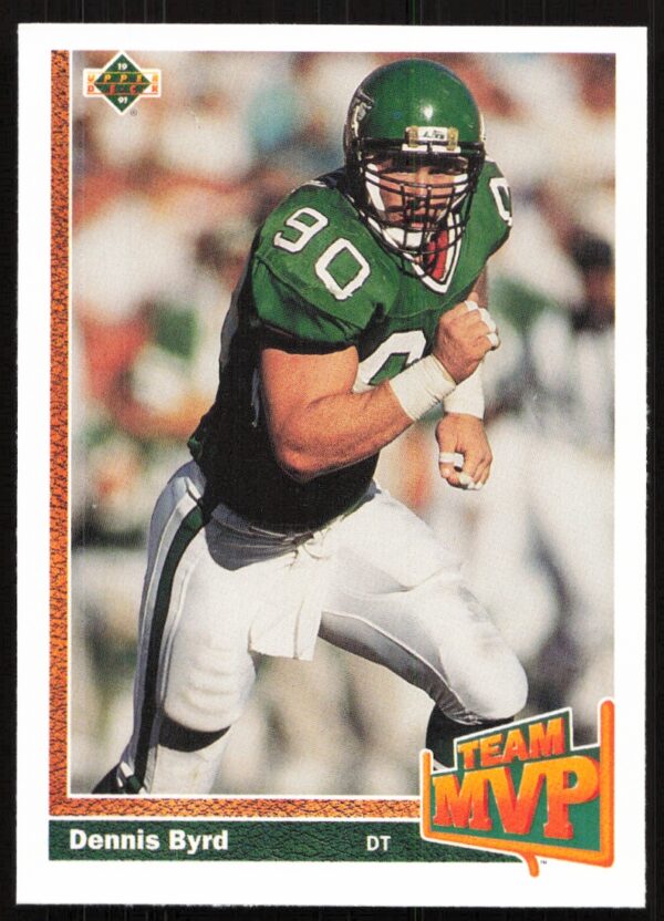 1991 Upper Deck Dennis Byrd #470 (Front)