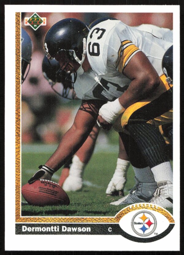 1991 Upper Deck Dermontti Dawson #328 (Front)