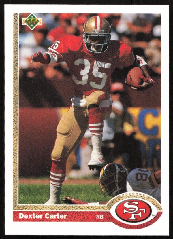 1991 Upper Deck Dexter Carter #125 (Front)