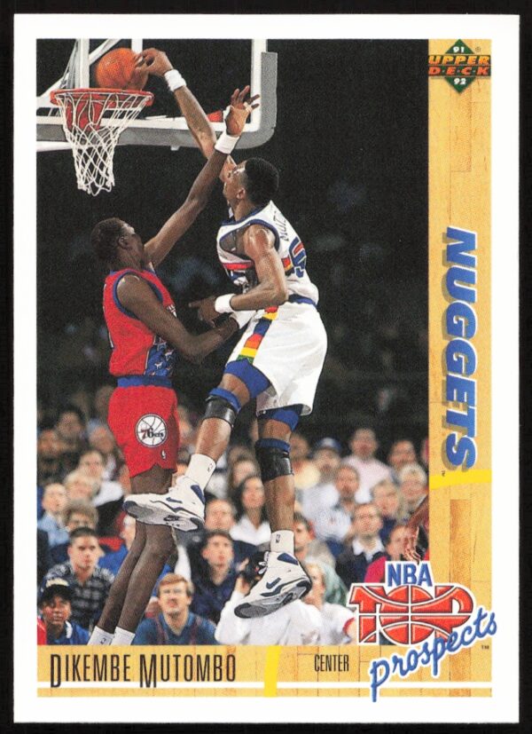 1991 Upper Deck Dikembe Mutombo #446 (Front)