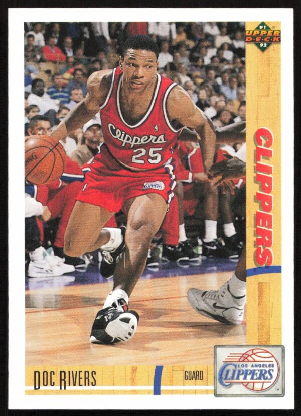 1991 Upper Deck Doc Rivers #420 (Front)