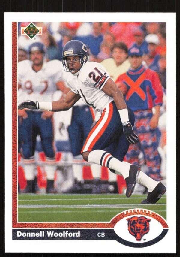 1991 Upper Deck Donnell Woolford #505 (Front)