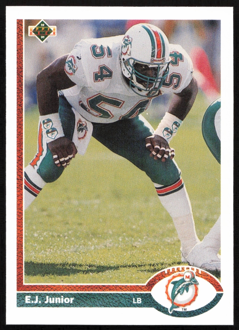 1991 Upper Deck E.J. Junior #411 (Front)