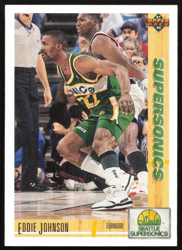 1991 Upper Deck Eddie Johnson #371 (Front)