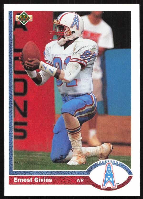 1991 Upper Deck Ernest Givins #312 (Front)