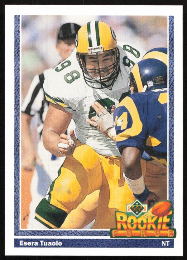 1991 Upper Deck Esera Tuaolo #635 (Front)