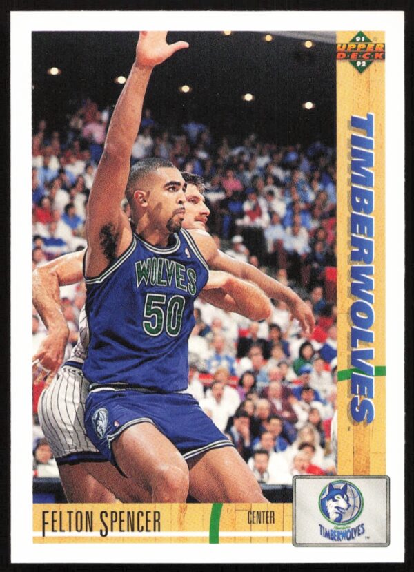 1991 Upper Deck Felton Spencer #305 (Front)