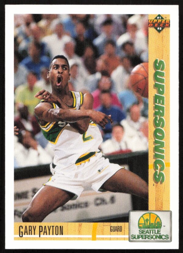 1991 Upper Deck Gary Payton #153 (Front)