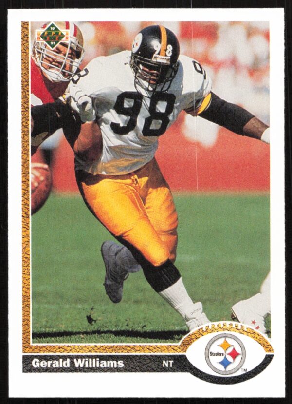 1991 Upper Deck Gerald Williams #490 (Front)