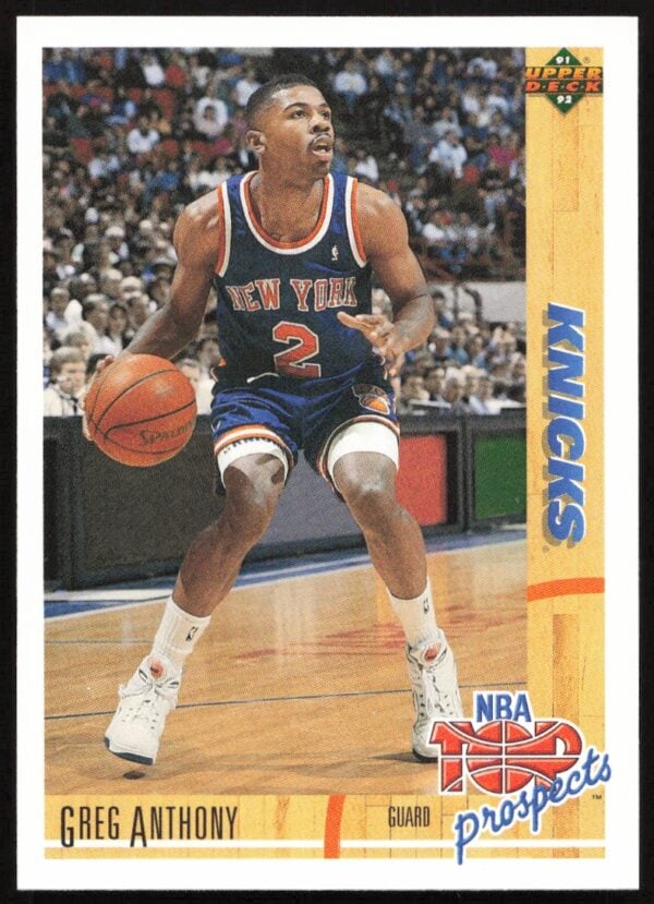 1991 Upper Deck Greg Anthony #448 (Front)