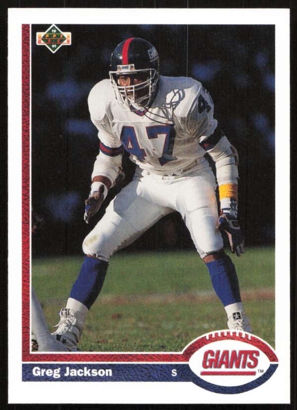 1991 Upper Deck Greg Jackson #416 (Front)