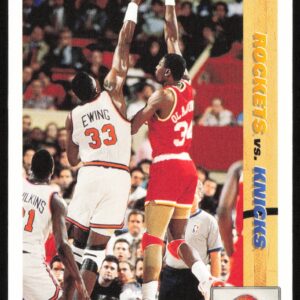 1991 Upper Deck Hakeem Olajuwon / Patrick Ewing #33 (Front)