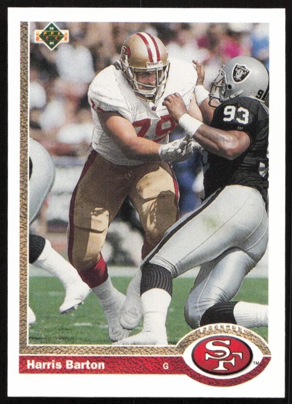 1991 Upper Deck Harris Barton #686 (Front)