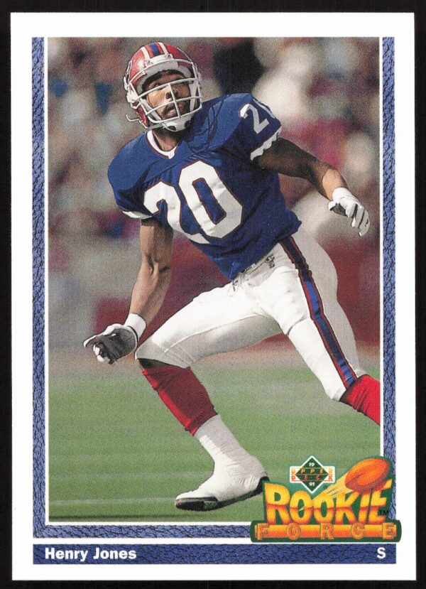 1991 Upper Deck Henry Jones #615 (Front)