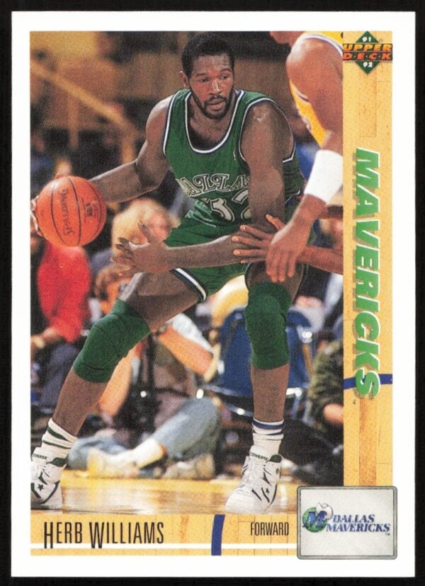 1991 Upper Deck Herb Williams #320 (Front)