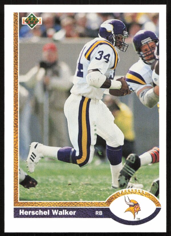 1991 Upper Deck Herschel Walker #346 (Front)