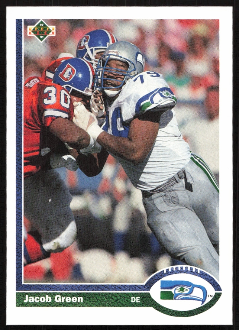 1991 Upper Deck Jacob Green #336 (Front)