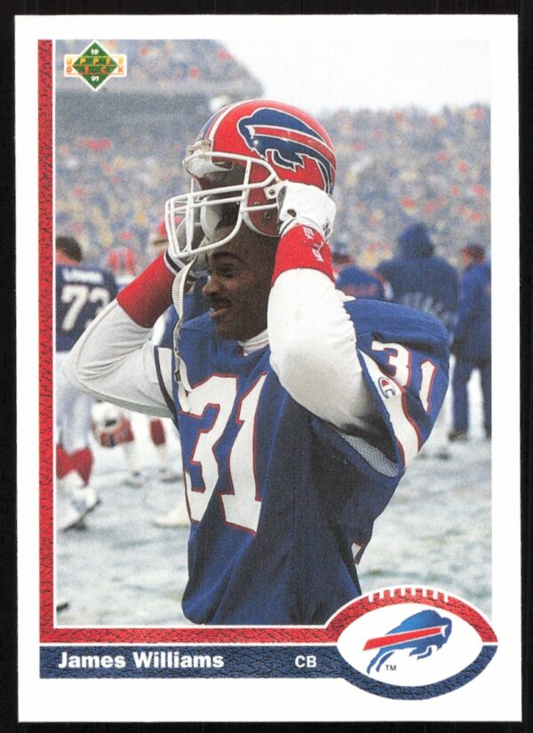 1991 Upper Deck James Williams #158 (Front)