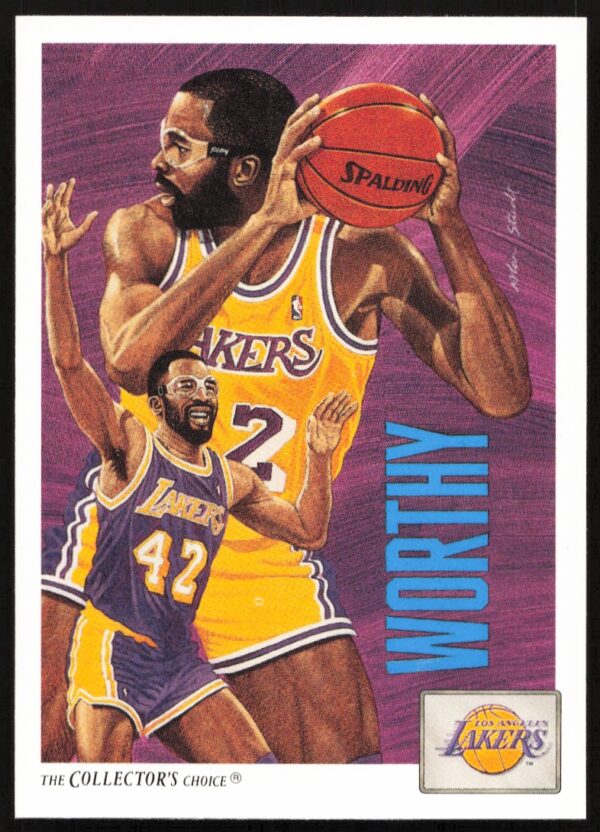 1991 Upper Deck James Worthy #85 (Front)