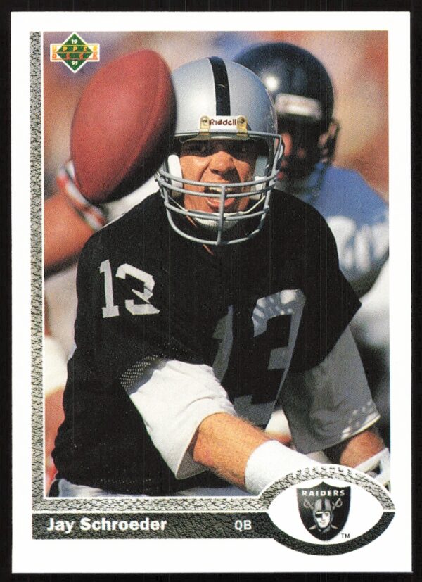 1991 Upper Deck Jay Schroeder #191 (Front)