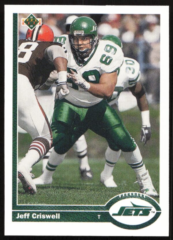 1991 Upper Deck Jeff Criswell #689 (Front)