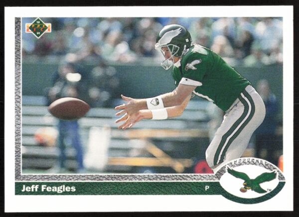 1991 Upper Deck Jeff Feagles #678 (Front)