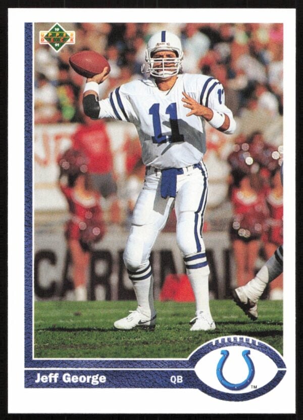 1991 Upper Deck Jeff George #345 (Front)