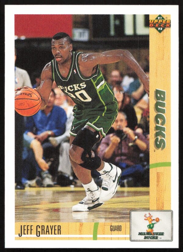 1991 Upper Deck Jeff Grayer #221 (Front)