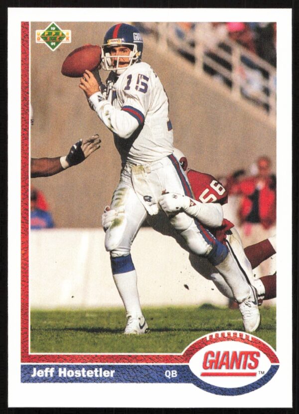 1991 Upper Deck Jeff Hostetler #156 (Front)