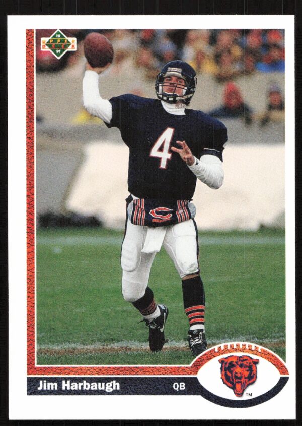 1991 Upper Deck Jim Harbaugh #322 (Front)