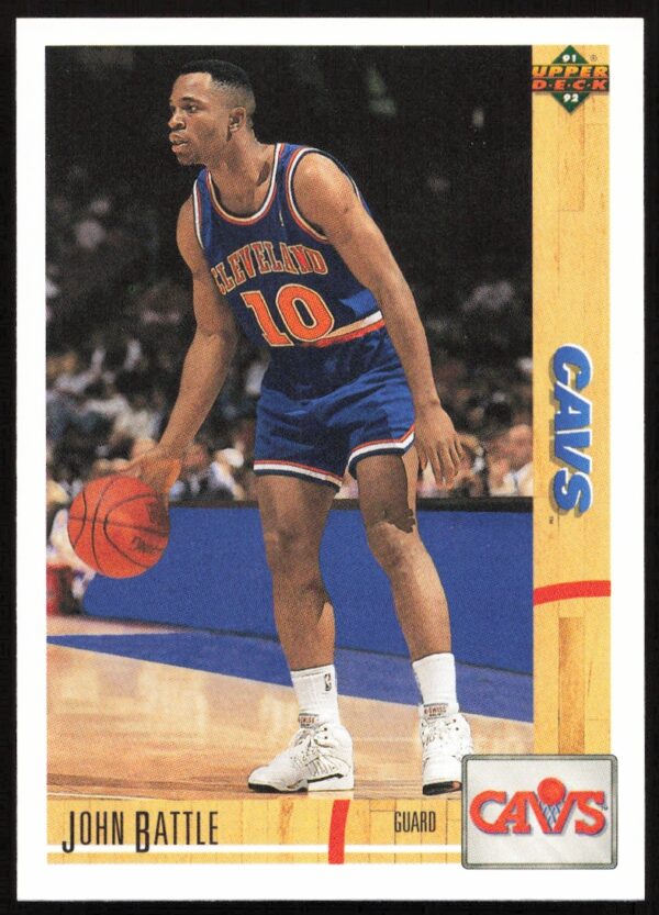 1991 Upper Deck John Battle #424 (Front)