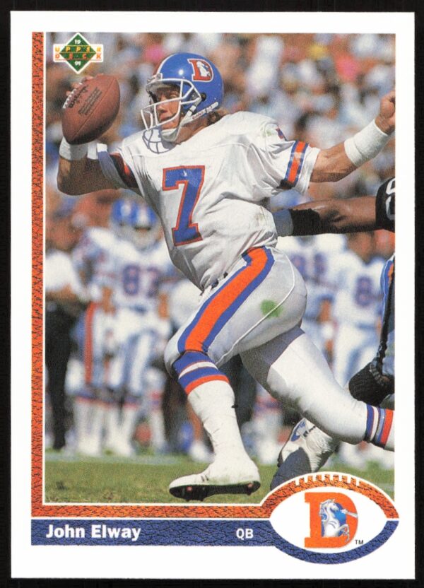 1991 Upper Deck John Elway #124 (Front)