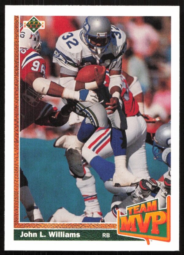 1991 Upper Deck John L. Williams #476 (Front)