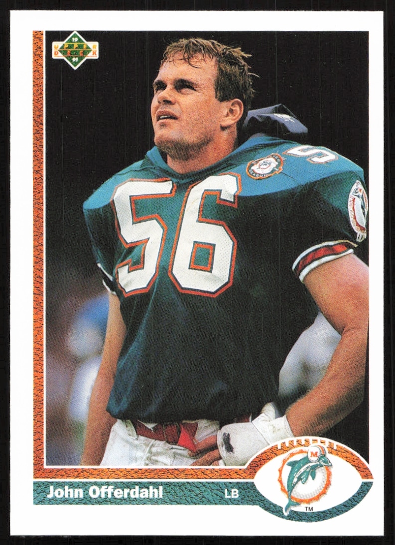 1991 Upper Deck John Offerdahl #293 (Front)