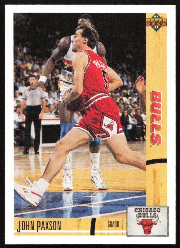 1991 Upper Deck John Paxson #117 (Front)