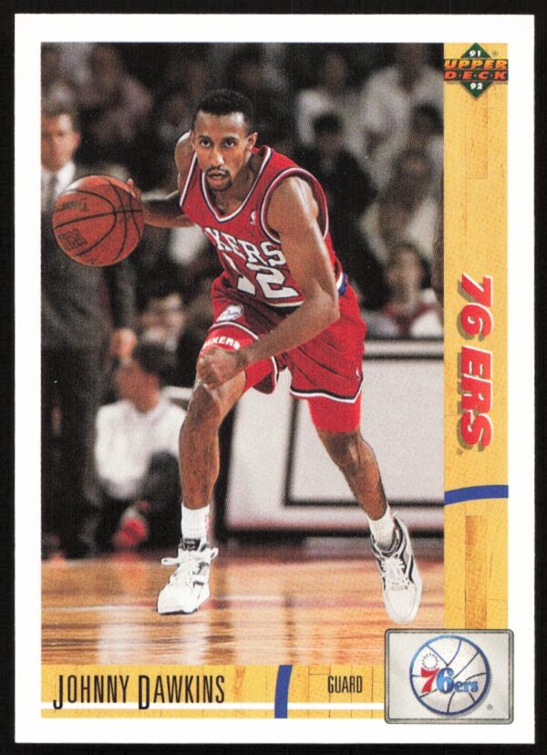 1991 Upper Deck Johnny Dawkins #176 (Front)