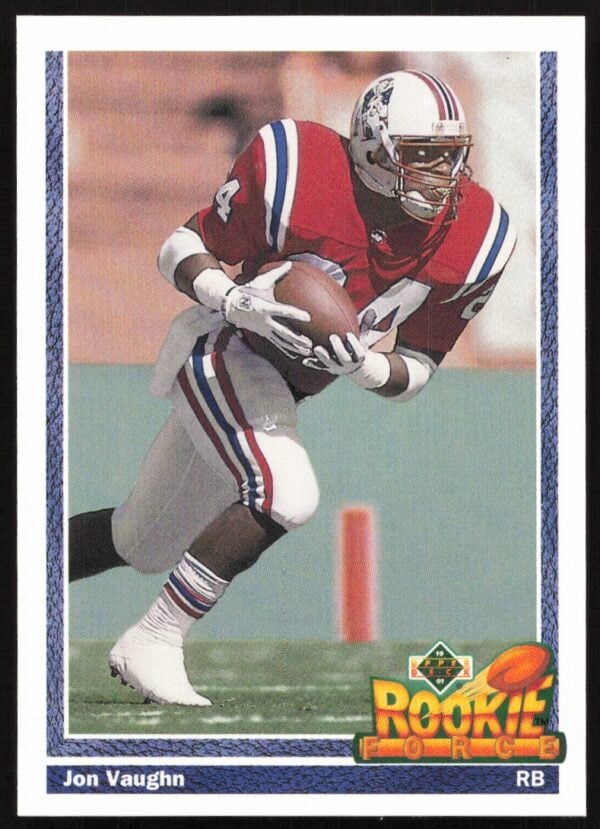 1991 Upper Deck Jon Vaughn #611 (Front)