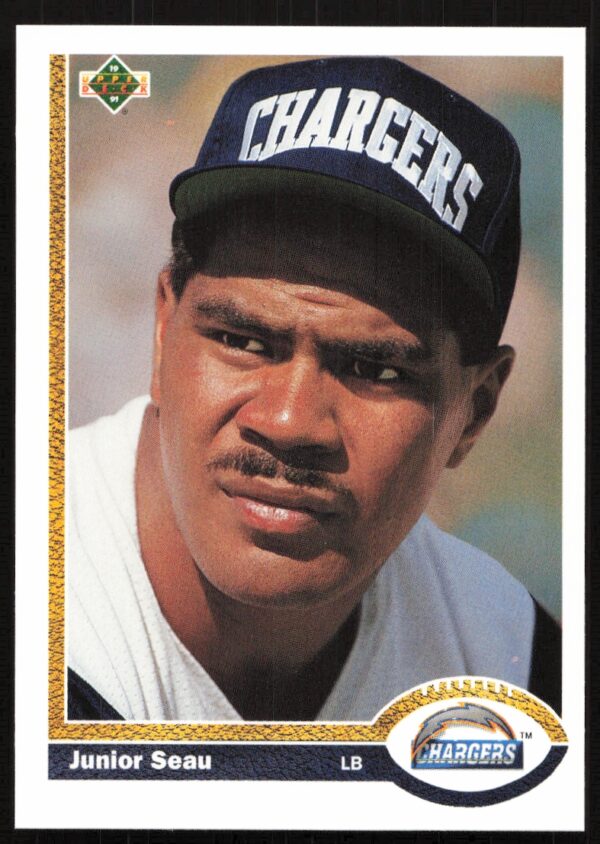 1991 Upper Deck Junior Seau #343 (Front)