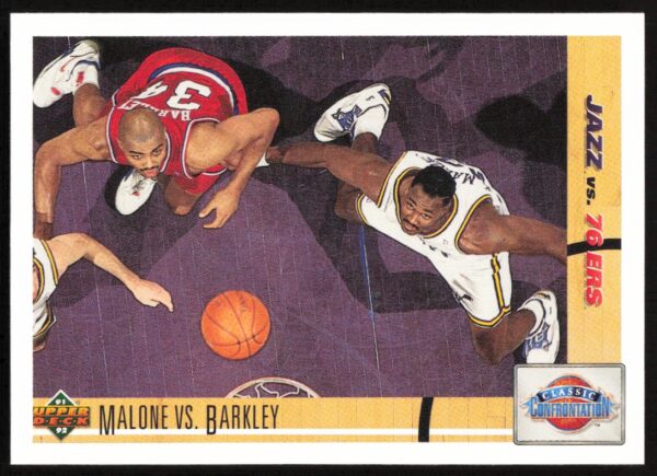 1991 Upper Deck Karl Malone / Charles Barkley #31 (Front)