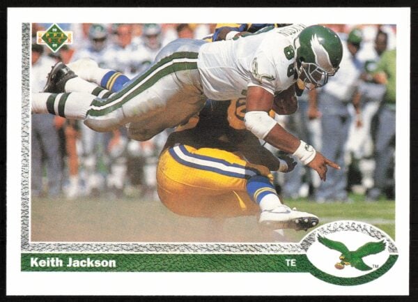 1991 Upper Deck Keith Jackson #127 (Front)