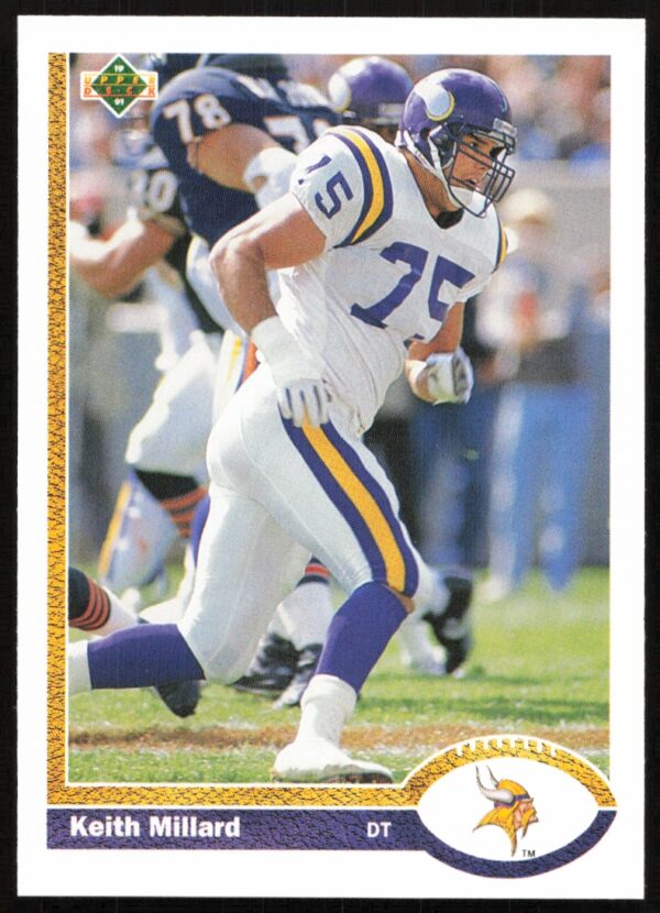 1991 Upper Deck Keith Millard #240 (Front)