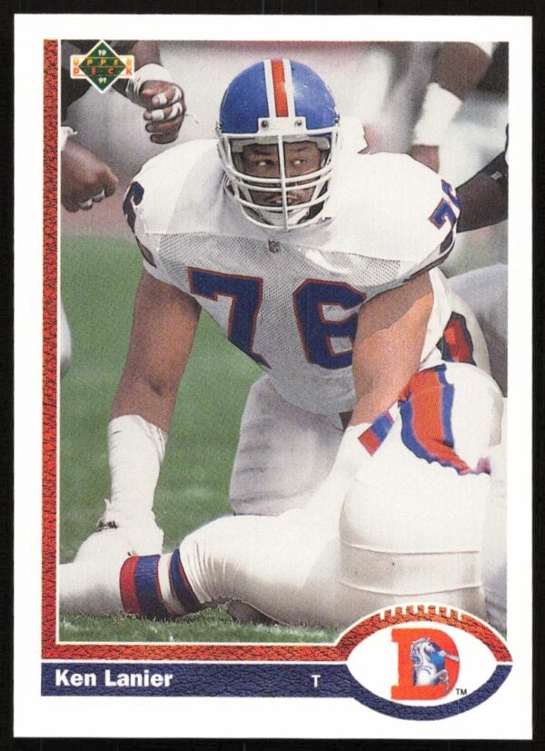 1991 Upper Deck Ken Lanier #697 (Front)