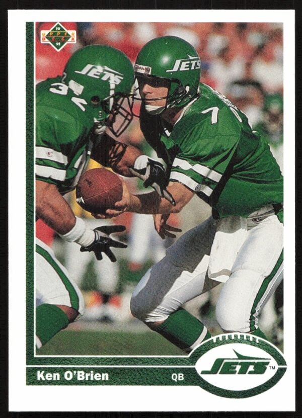 1991 Upper Deck Ken O'Brien #327 (Front)