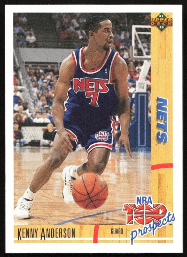 1991 Upper Deck Kenny Anderson #444 (Front)