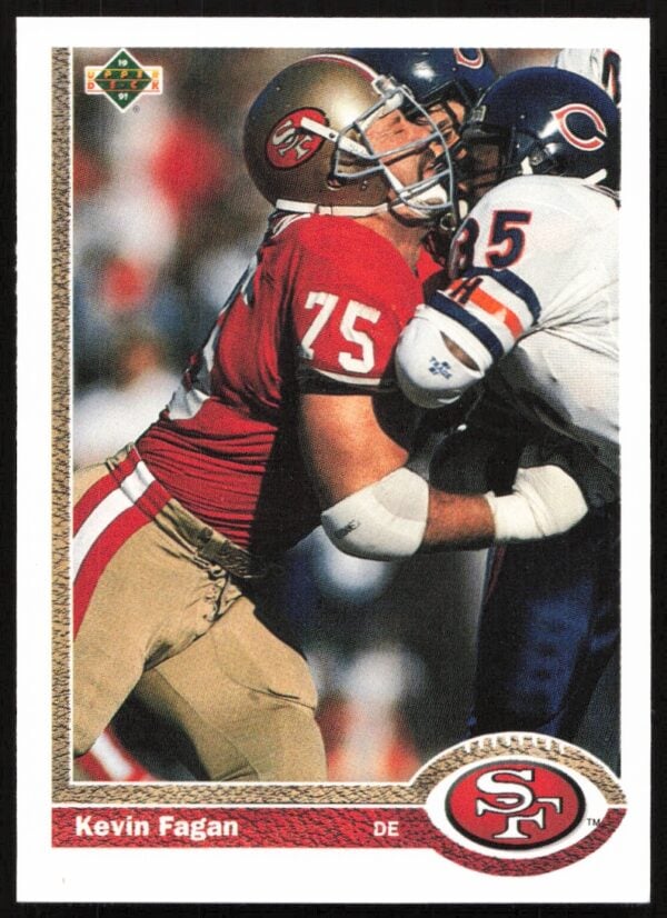 1991 Upper Deck Kevin Fagan #59 (Front)