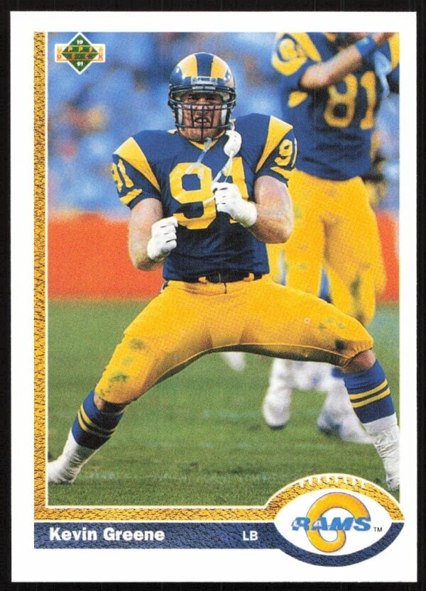 1991 Upper Deck Kevin Greene #162 (Front)