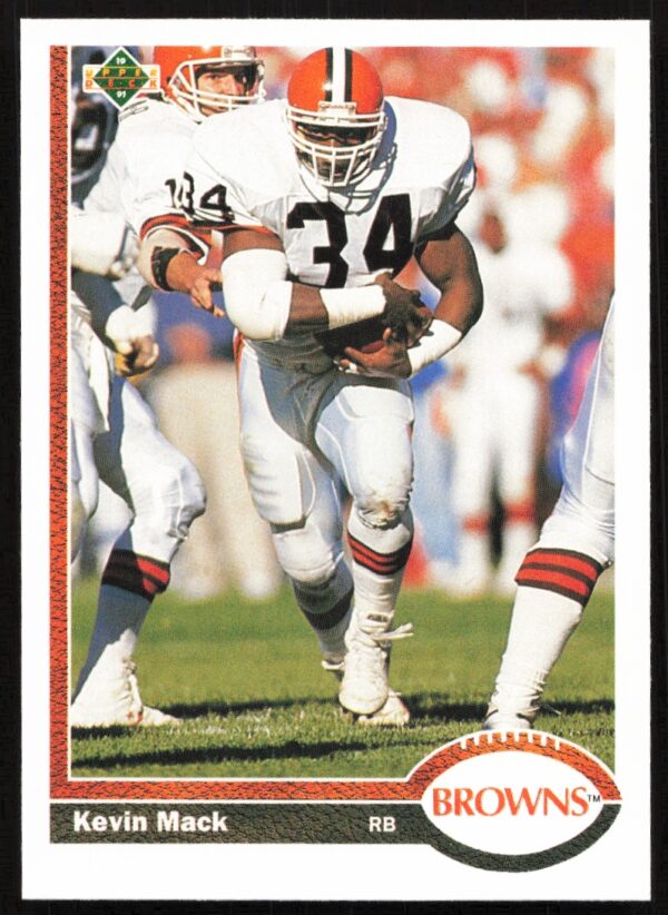 1991 Upper Deck Kevin Mack #225 (Front)